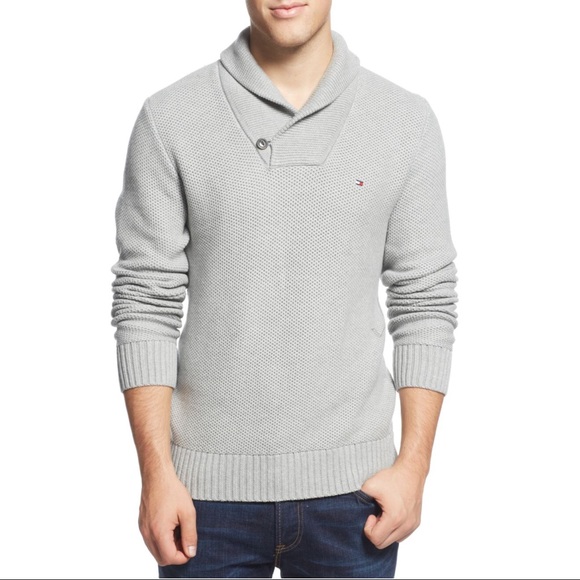 tommy hilfiger waffle knit sweater